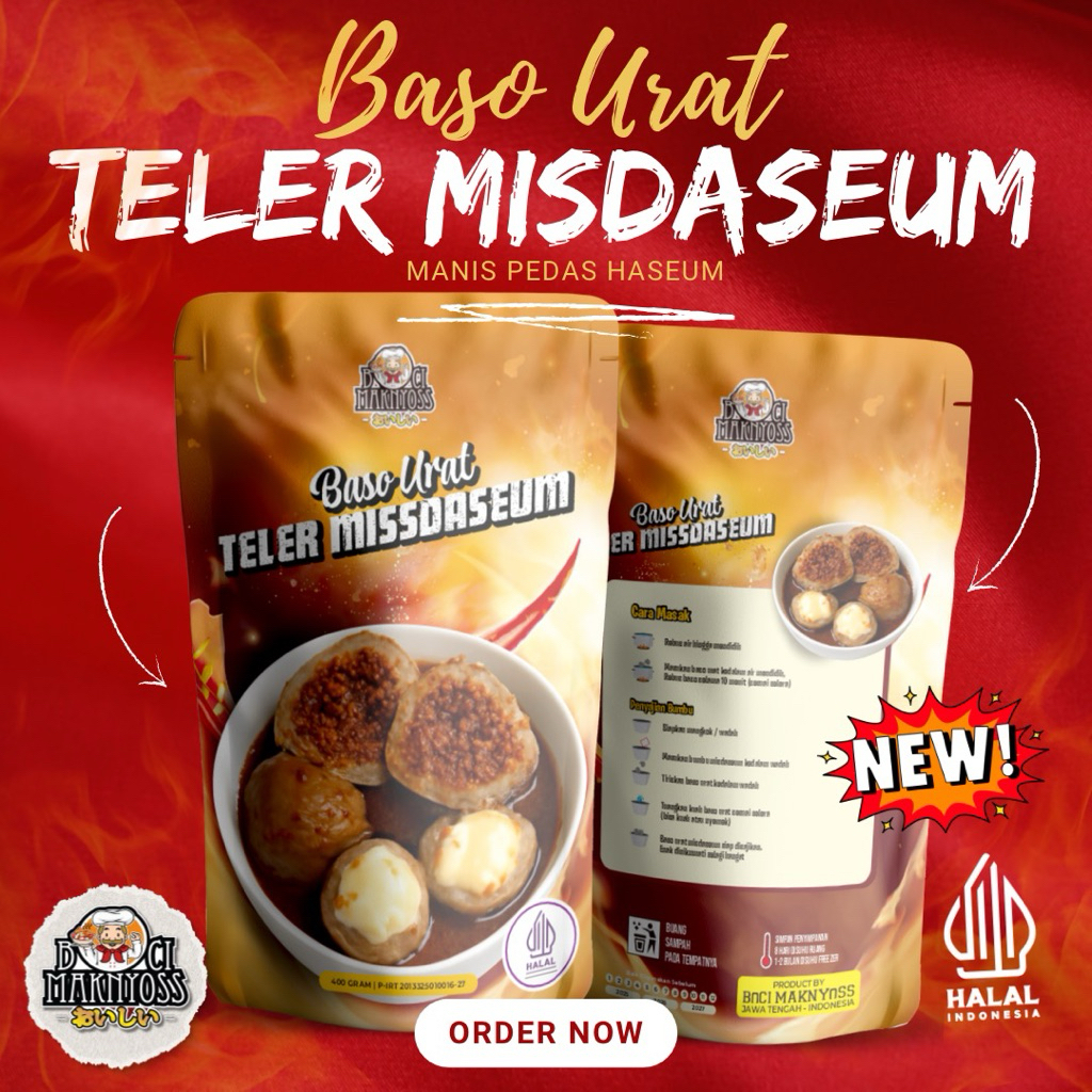 Jual BASO URAT TELER KUAH MISDASEUM ( TETELAN KEJU LUMER )MAKNYOSS ...