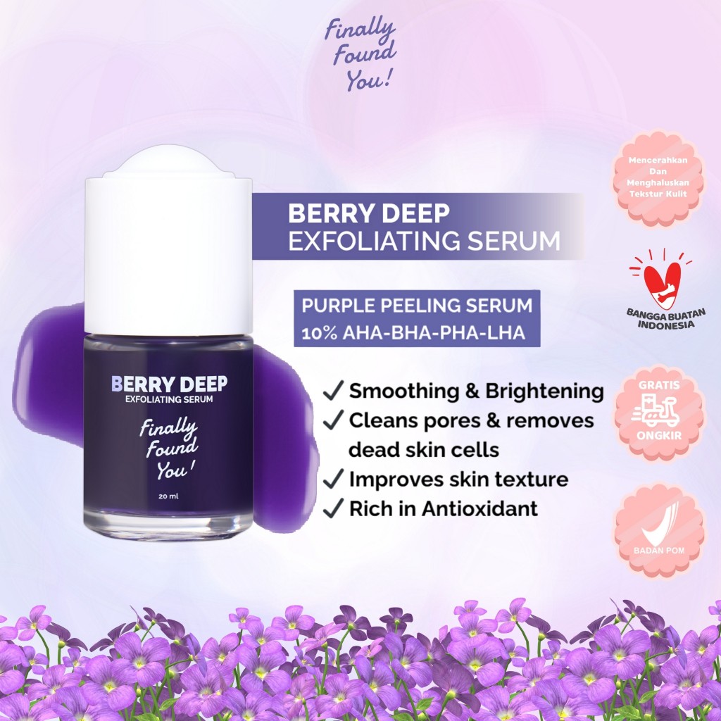Jual FINALLY FOUND YOU! BERRY DEEP Exfoliating Serum 20ml - Serum ...