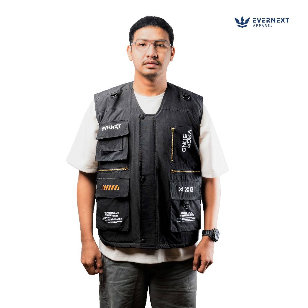Jual Evernext - Rompi Tactical Pria Vagabond Taslan ZN Vest Streetwear ...