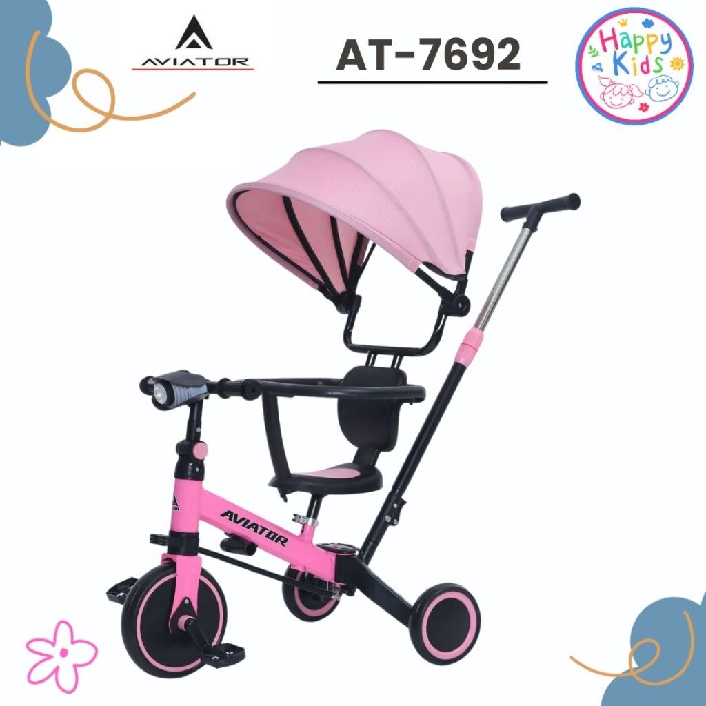 Jual TRICYCLE AT-7692 (7 IN 1) AVIATOR ( newproduk) // YUKITA 70-MT ...