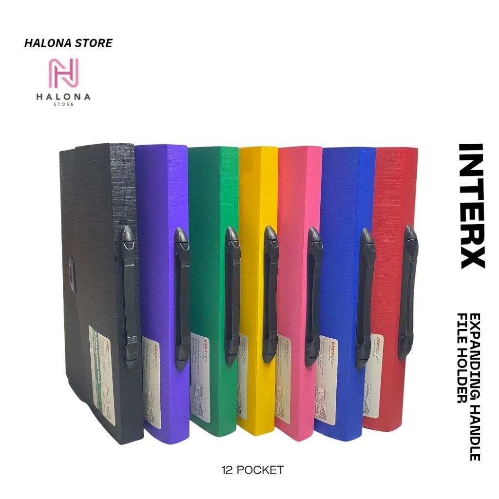Jual Expanding Handle File Holder Inter X folder / Map Harmonika / File ...
