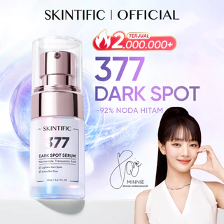 SKINTIFIC - Symwhite 377 Dark Spot Serum 20ml | Niacinamide Serum Mencerahkan Tumpas Komedo Penghilang Noda Hitam Perbaikan Bekas Jerawat Dark Spot Anti-Acne Eksfoliasi Mengangkat Sel Kulit Mati Exfoliating Whitening Serum pencerah