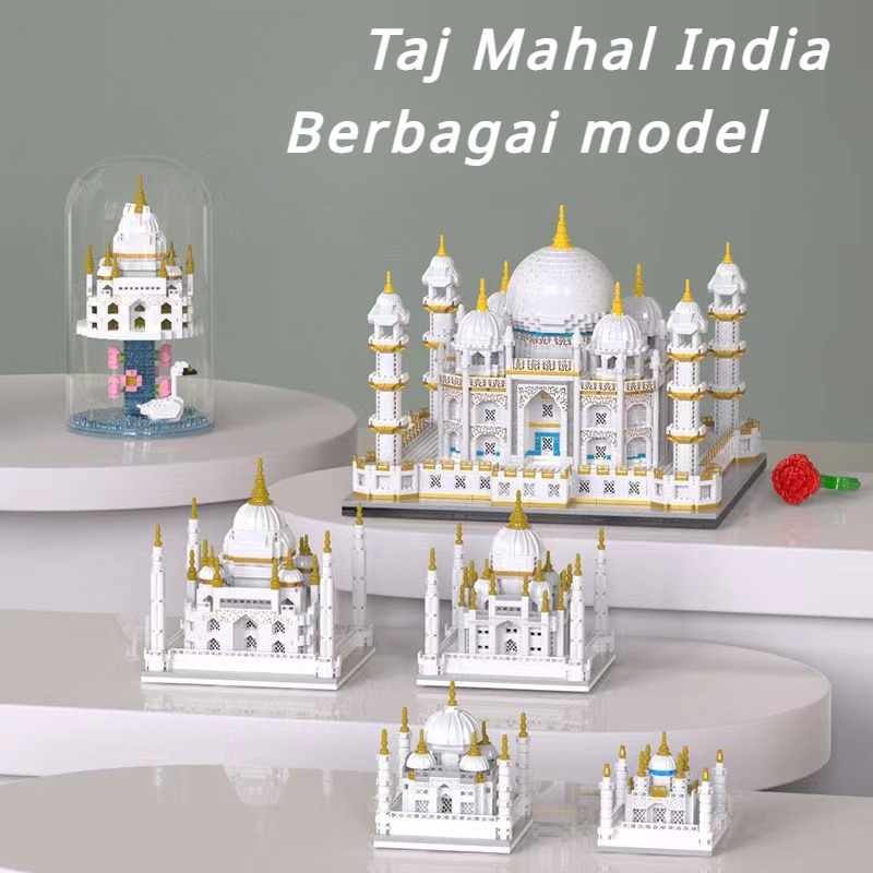 Jual 3999 pcs Mainan Bricks Nano Block Taj Mahal India Bricks Bangunan ...