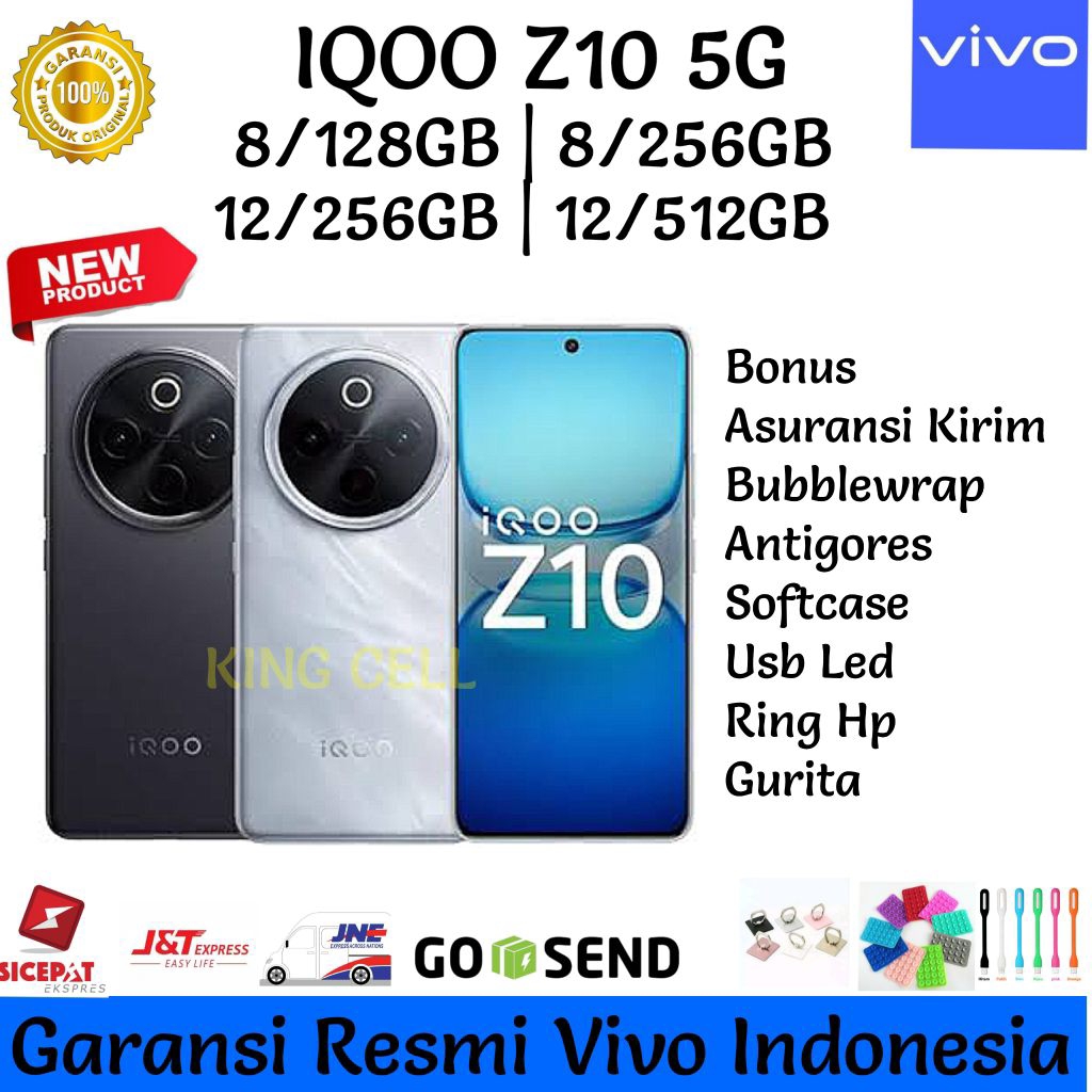 Jual IQOO Z10 5G 8/128GB | 8/256GB | 12/256GB | 12/512GB GARANSI RESMI ...