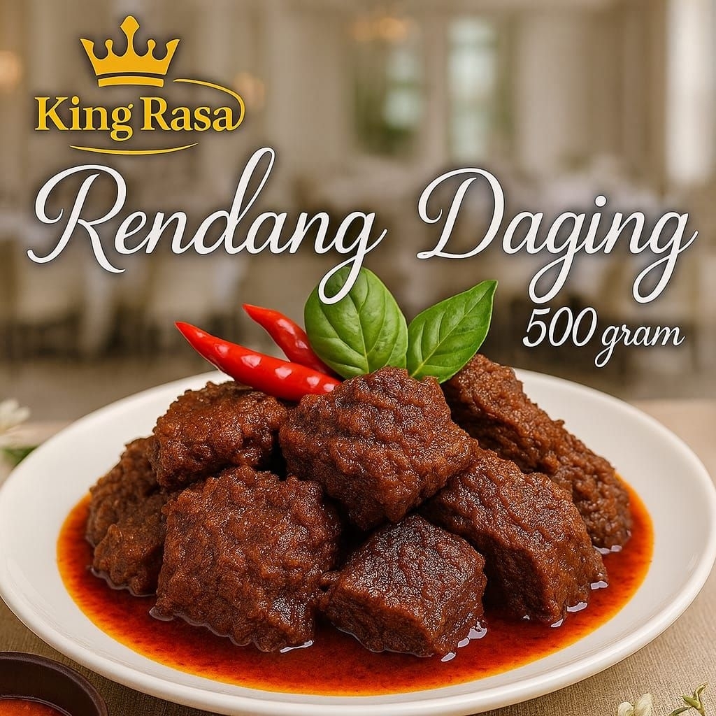 Jual Rendang Daging Sapi Asli Padang Frozen Premium 500gr Empuk Lezat ...