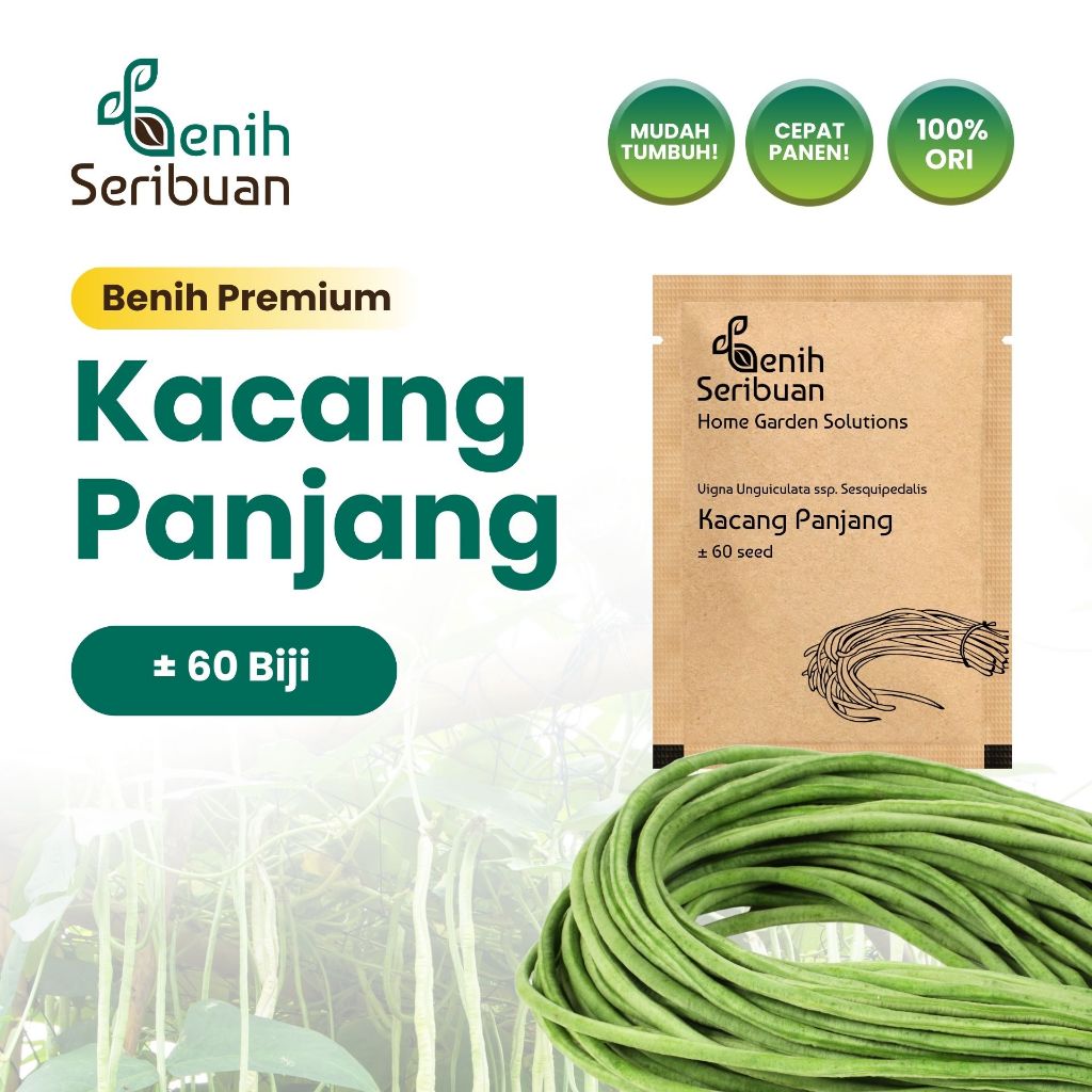 Benih Seribuan - Benih Sayuran Kacang Panjang Unggul