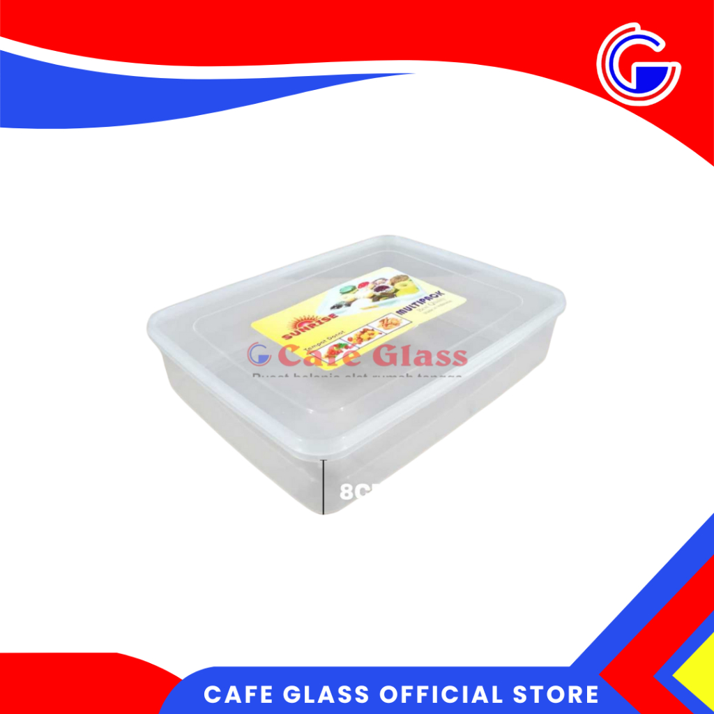 Tempat Donat Dan Makanan Kering Sunsrise Multipack I Wadah Kedap Udara I Donut Tray Sealware