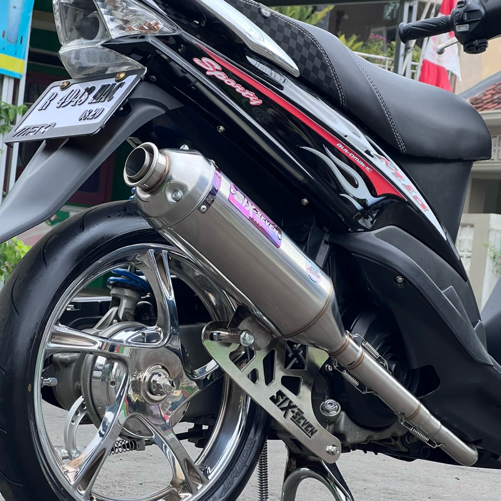 Jual Knalpot Racing Tipe XR-01 Xtrime Mio Sporty Smile Soul Karbu By ...