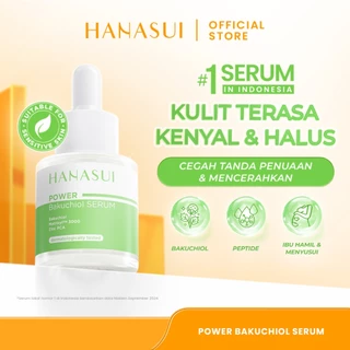 Hanasui Power Bakuchiol Serum - Anti Aging, Cegah Penuaan, Tingkatkan Collagen & Mencerahkan Kulit Sensitif Cocok ibu hamil menyusui