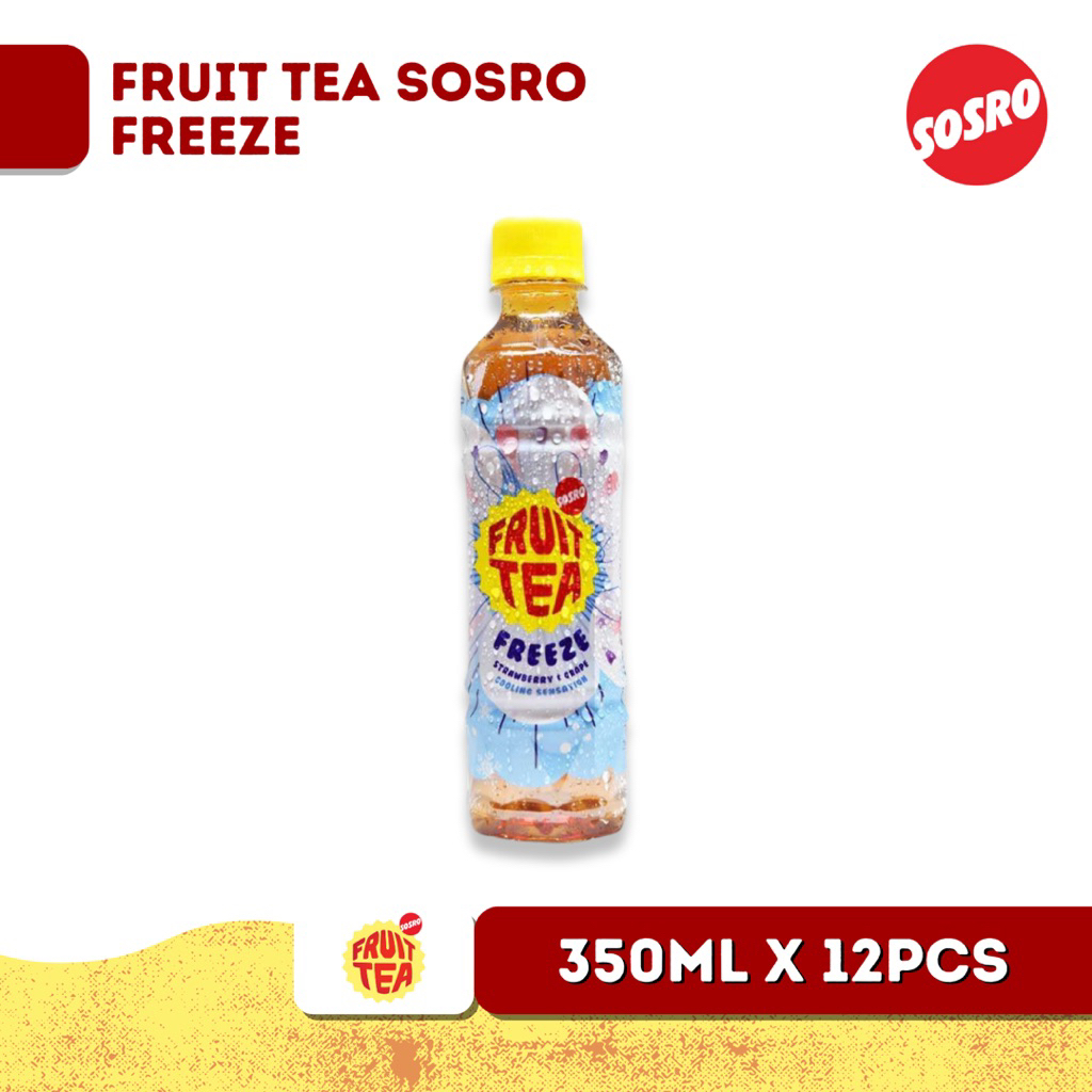 Jual Fruit Tea Botol PET Rasa Freeze 350 ml satu dus isi 12 | Shopee ...