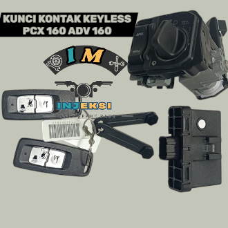 Jual KUNCI KONTAK KEYLESS KEYLES +MODUL+REMOT MOTOR HONDA PCX 160 ADV ...