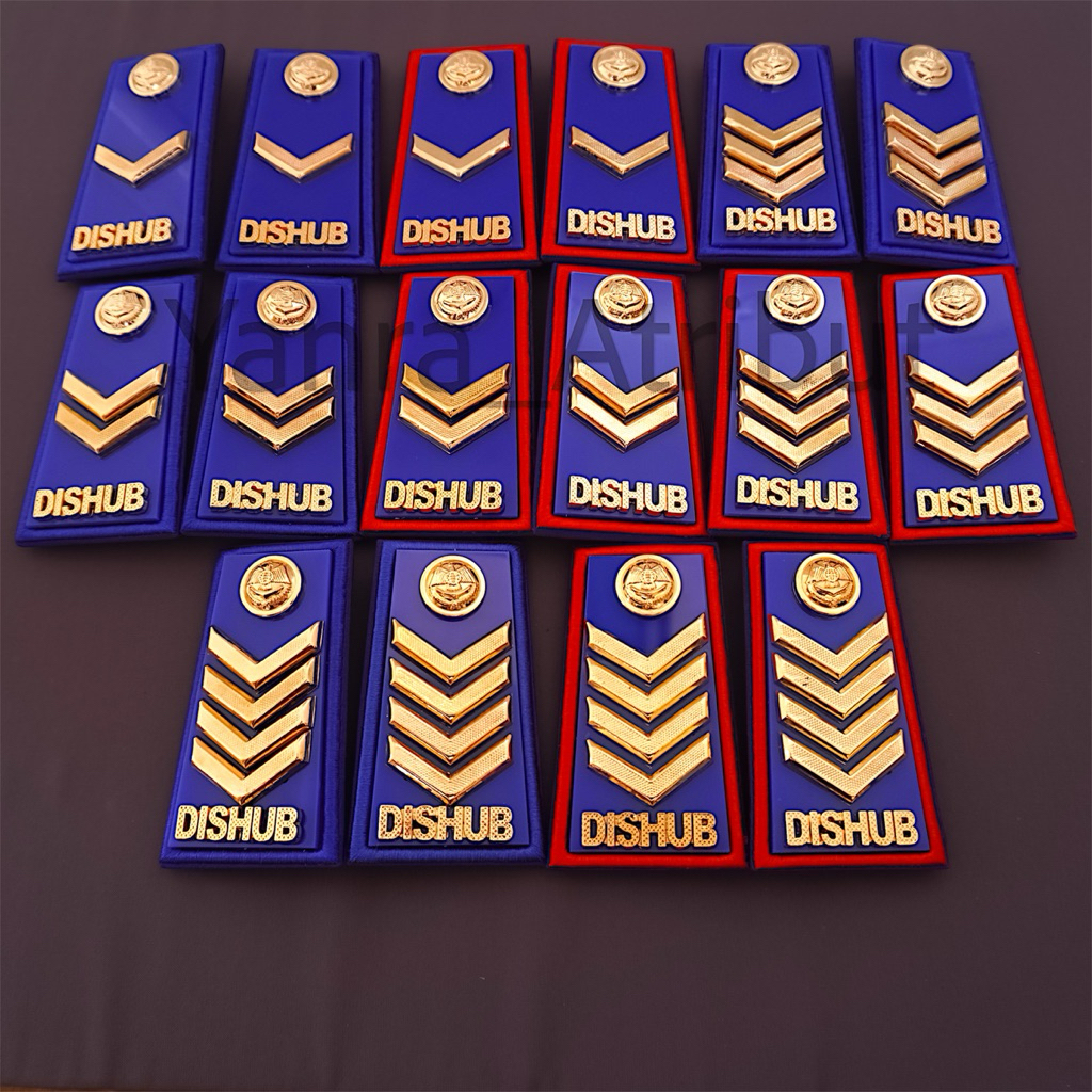 Jual Pangkat Dishub Golongan 2A Biru Merah / 2B Biru Merah / 2C Biru ...