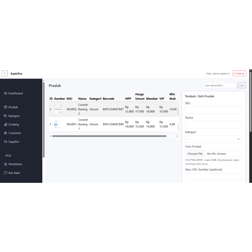 Jual source code Software aplikasi penjualan berbasis web v1 | Shopee ...