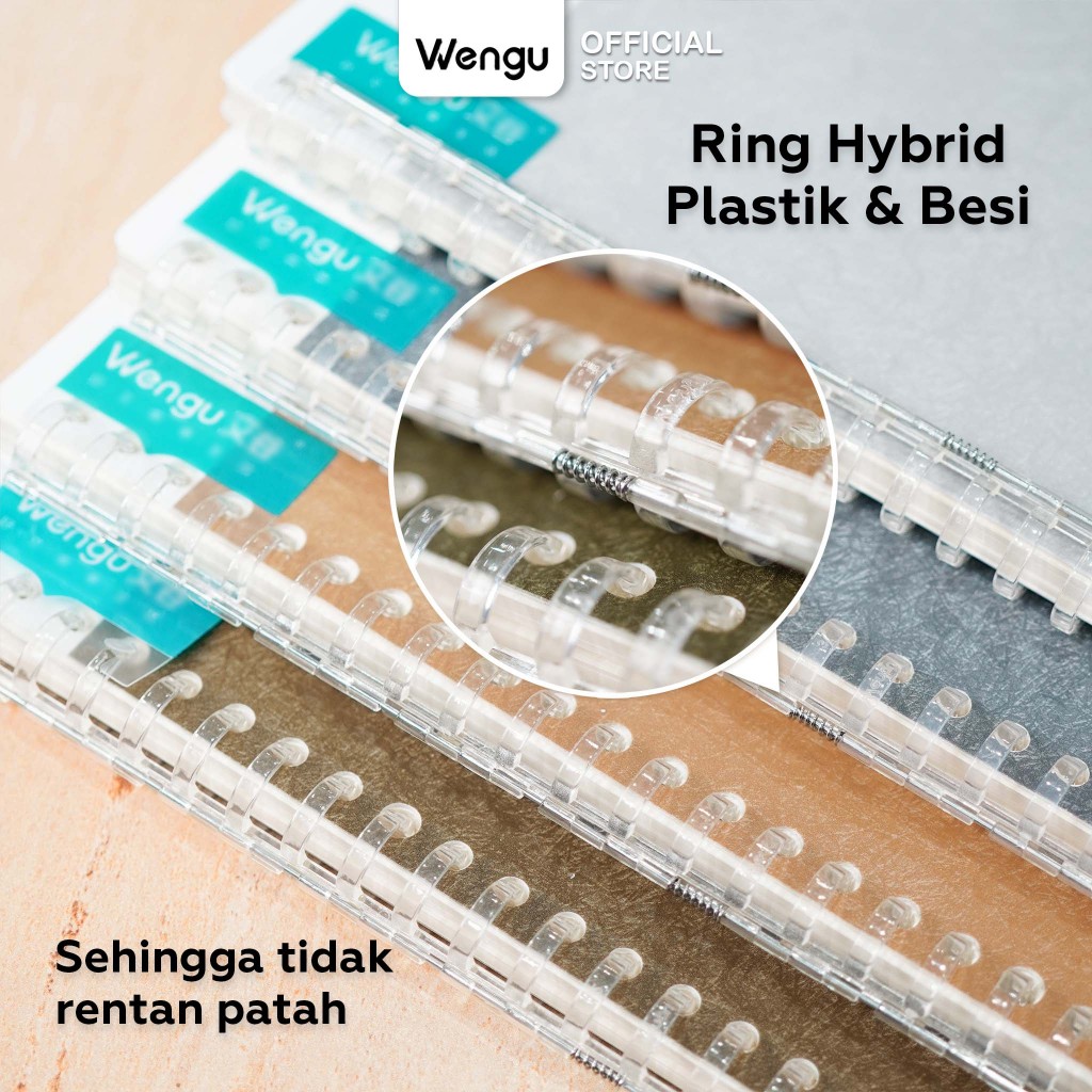 Jual WENGU Binder Notebook Ukuran B5 Bergaris 60 Lembar Refillable Ring ...