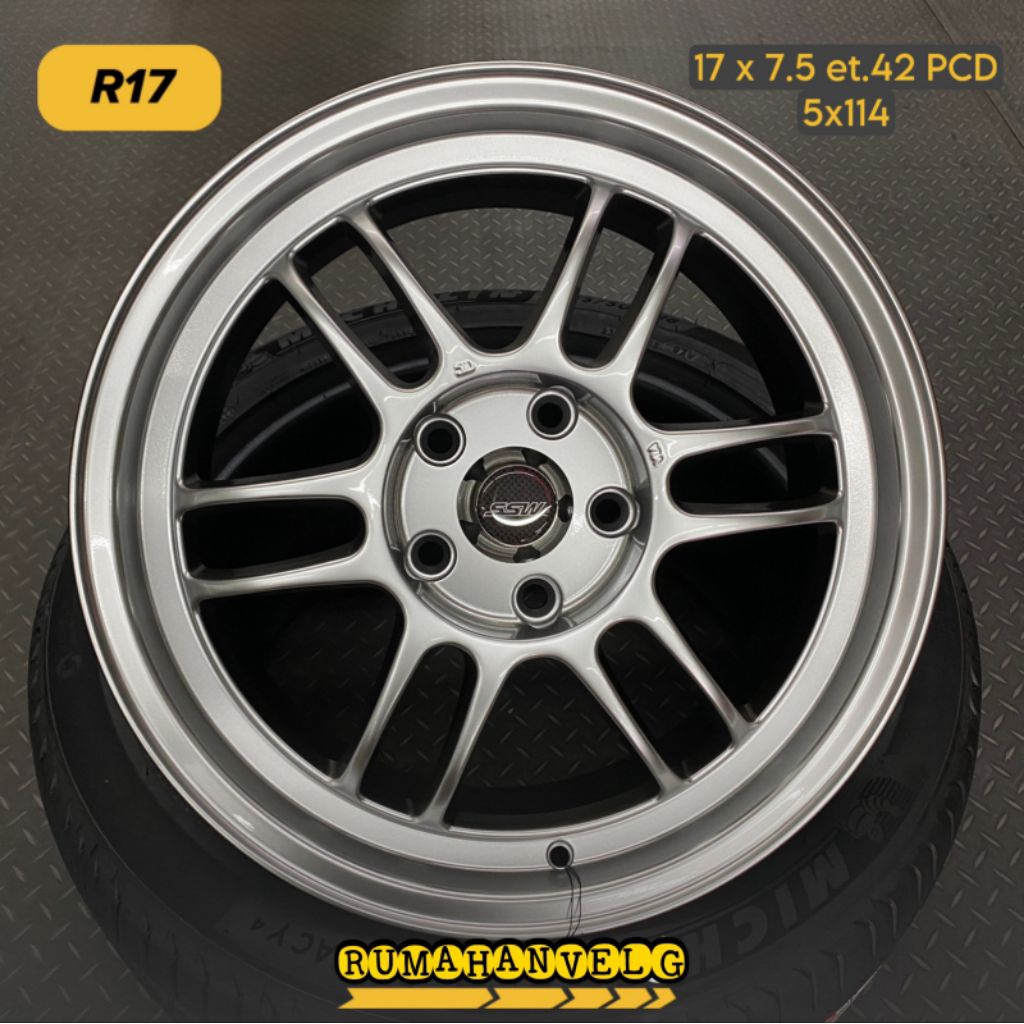 Jual velg racing ENKEI RPF1 SSW ORIGINAL THAILAND R17 LEBAR 7,5 ET 42 ...