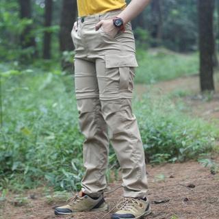 Celana Gunung Pria Wanita Celana Sambung Cargo 2 in 1 Celana Outdoor Quickdry Slimfit Outfrai Wildtrack