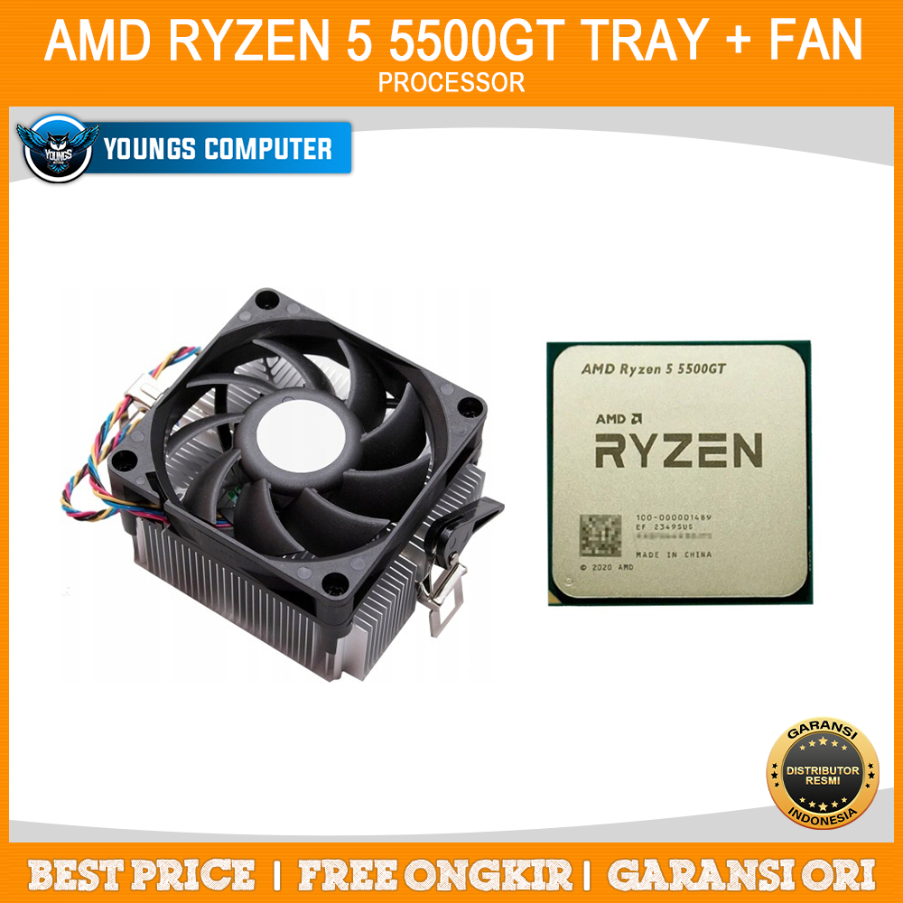 AMD Ryzen 5500GT BOX Core 12 Thread 16MB AM4