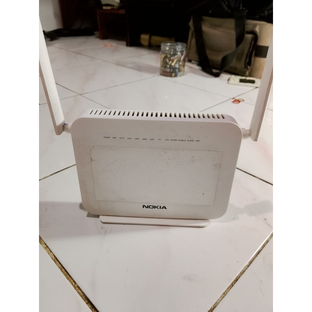 Jual Modem Ont Gpon Nokia putih Dualband gigabit Reuter | Shopee Indonesia