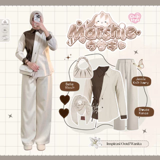 Oneset Wanita Kekinian Ootd Korean Bella Kanza