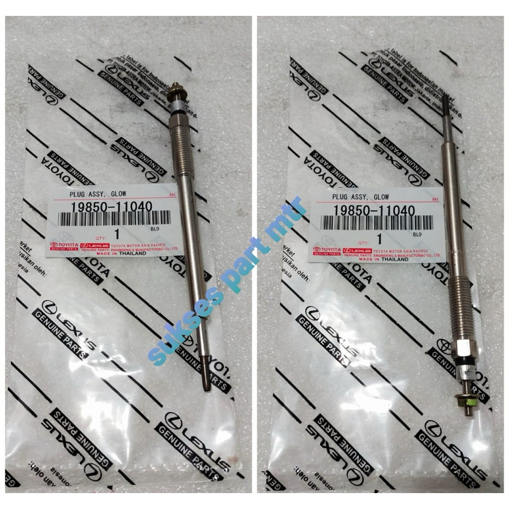 Jual glow plug/busi pemanas hilux revo 2gd/innova reborn 19850-11040 ...