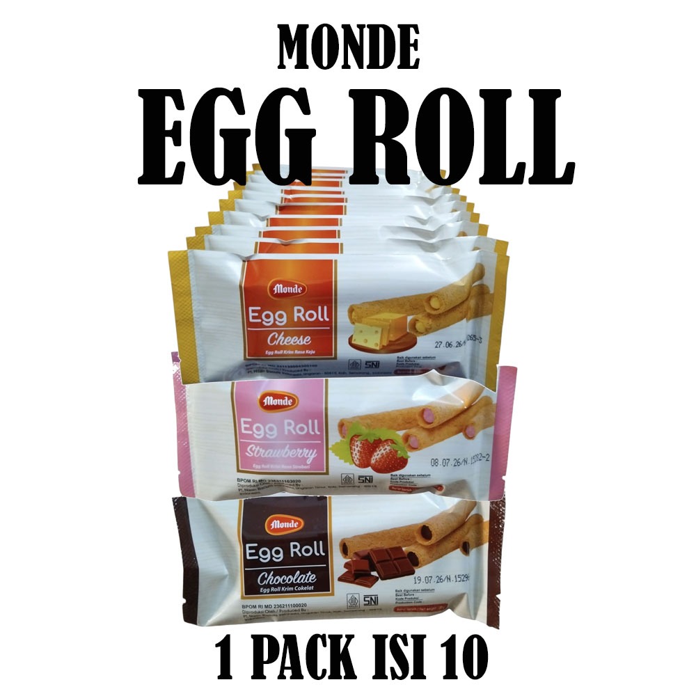 Jual MONDE EGG ROLL PACK ISI 10 | Shopee Indonesia