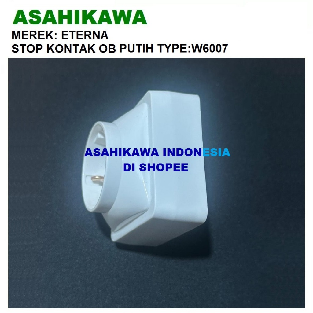 Jual Eterna Stop Kontak Bulat OB OutBow W6007 | Shopee Indonesia