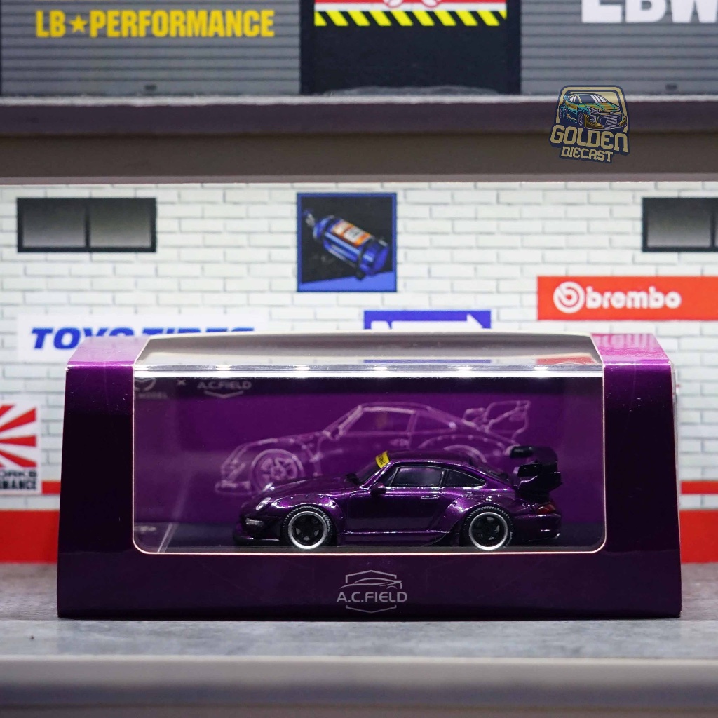 Jual TIME MODEL PORSCHE RWB PURPLE - UNSEALED | Shopee Indonesia