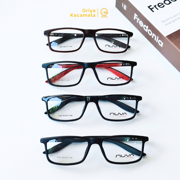 Jual Griyakacamata Frame Nuva 1102 Kacamata Normal / Plus / Minus ...