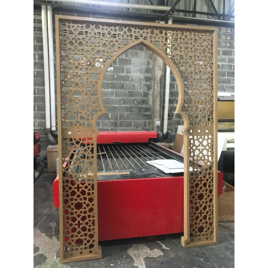 Jual Mihrab Mushola Minimalis/MIHRAB MUSHOLA KRAWANGAN ORNAMEN bahan ...