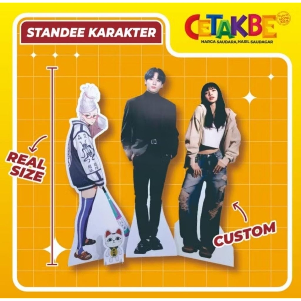Jual STANDEE HUMAN / PHOTOBOOTH CUSTOM UKURAN BENTUK DAN DESAIN ...