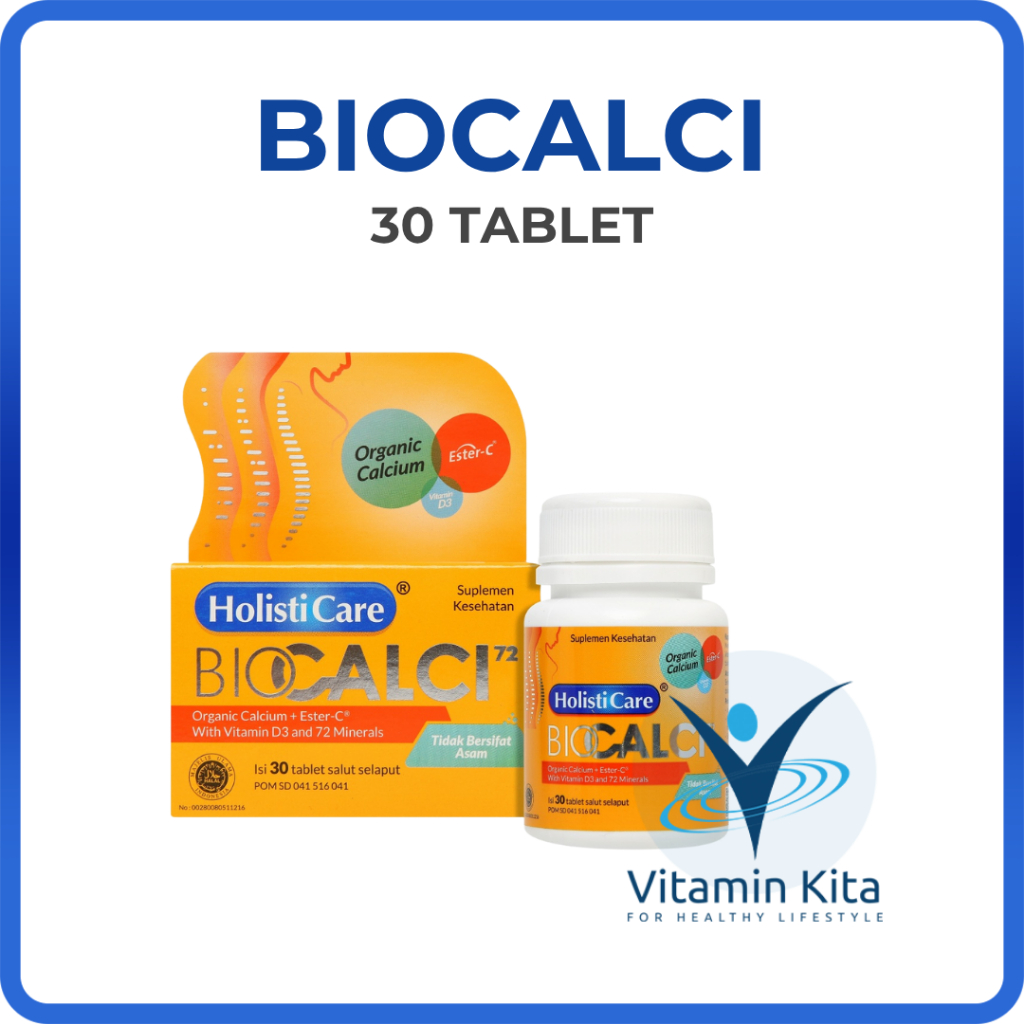 Jual BIOCALCI-72 30 TABLET | SUPLEMEN KALSIUM | Shopee Indonesia