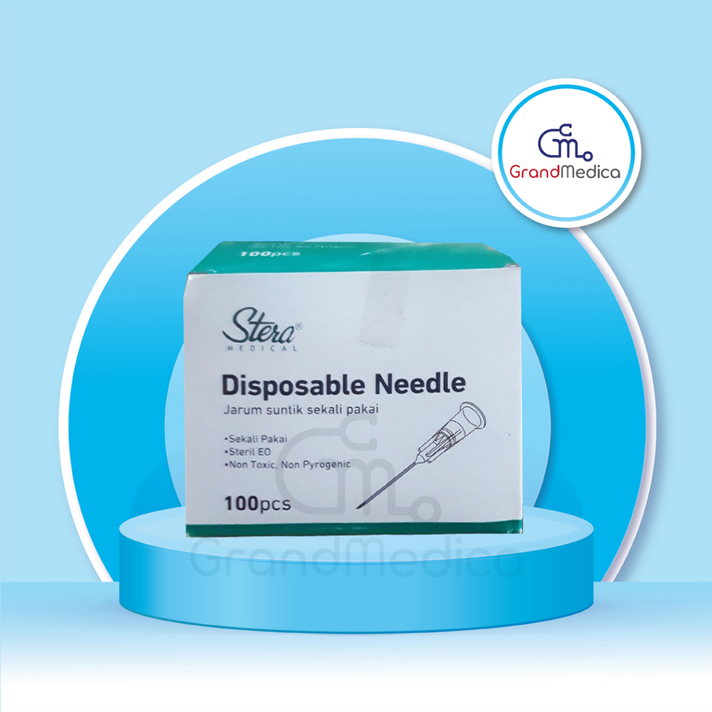 Jual Needle Stera 23G,24G / Disposable Needle STERA / Jarum Disposable ...