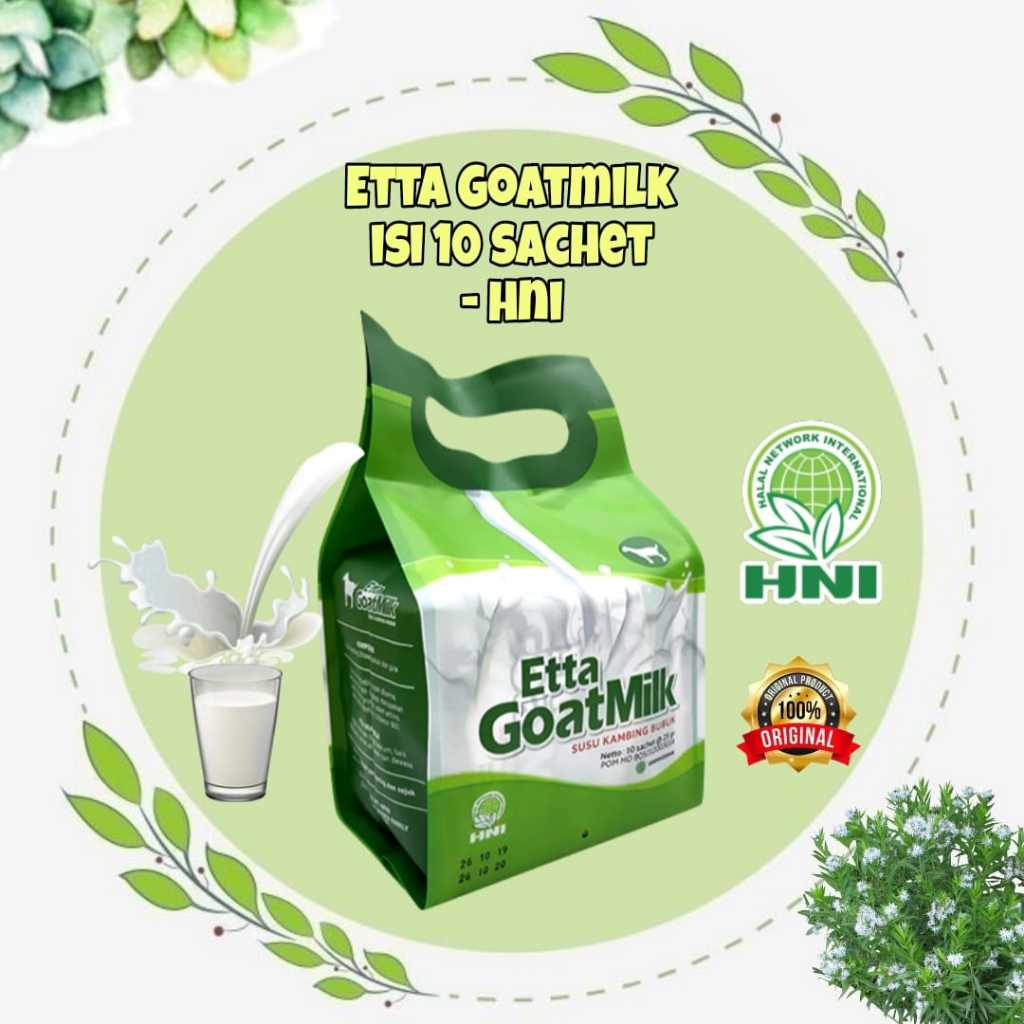 Jual Etta Goat Milk HNI Original - Aren - Cokelat 10 sachet Susu ...
