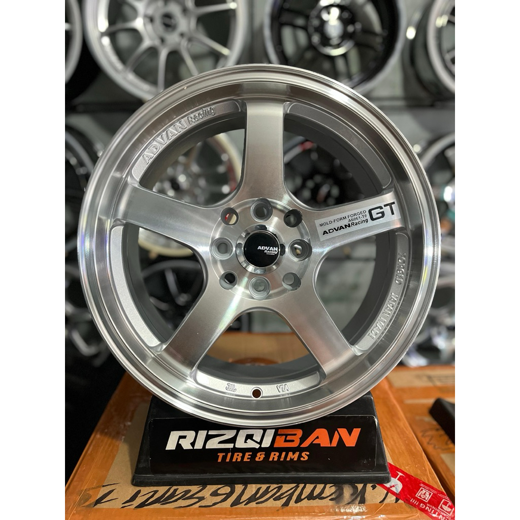Jual velg advan GT r16 full polish lebar 7 et40 kondisi baru | Shopee ...