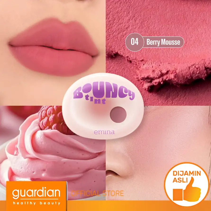 Jual Emina Bouncy Tint in Lip, Cheek, Eye Blurry Lip Color