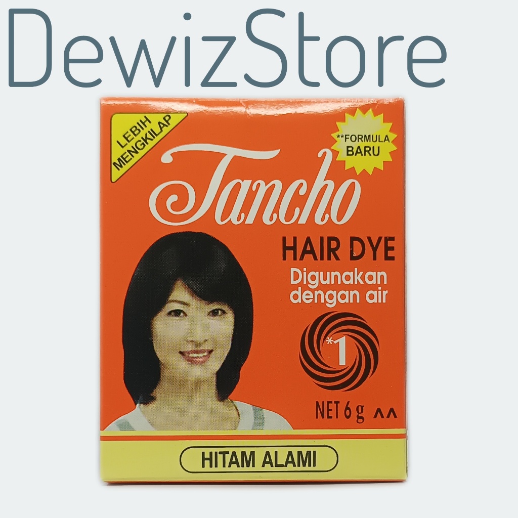 Jual Tancho Pewarna Rambut Hitam Alami N.01 - Formula Baru Tahan Lama ...