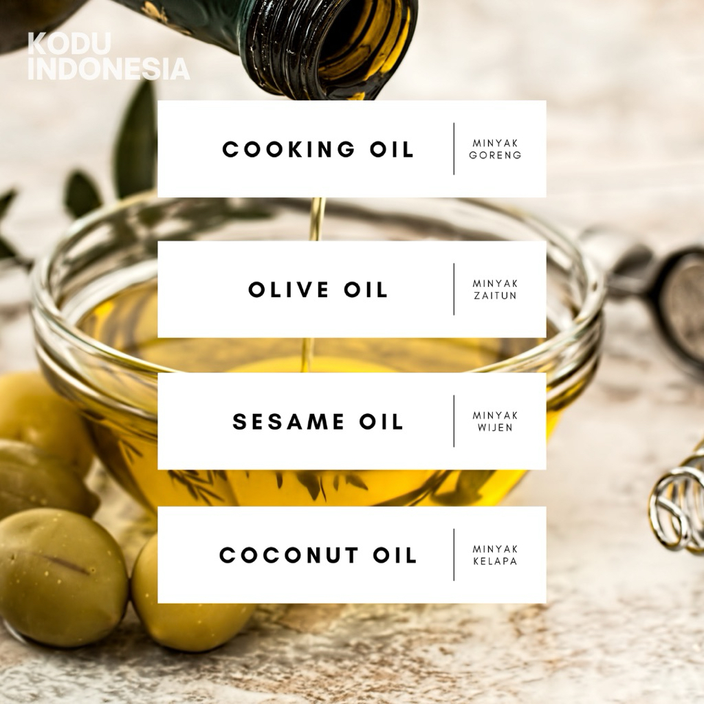 Jual KODU Label Botol Minyak & Saus Anti Air Inggris-Indonesia - Stiker ...