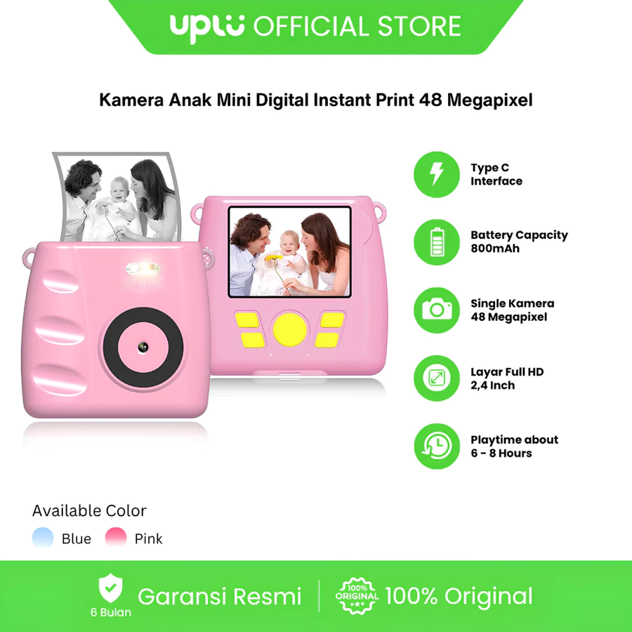  Kamera Anak Digital Mini Instant Print 