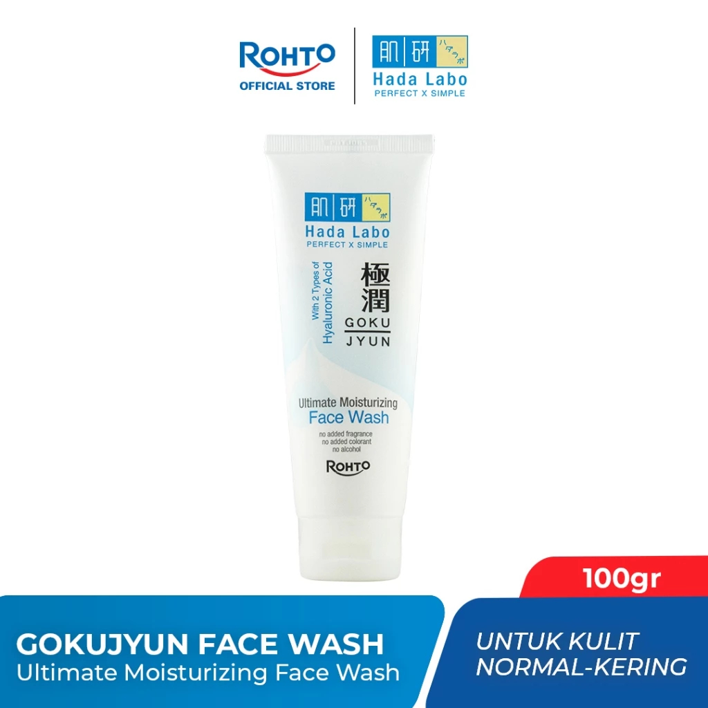 Jual [ GROSIR ] Hada Labo Gokujyun Moisturizing Face Wash - 100gr