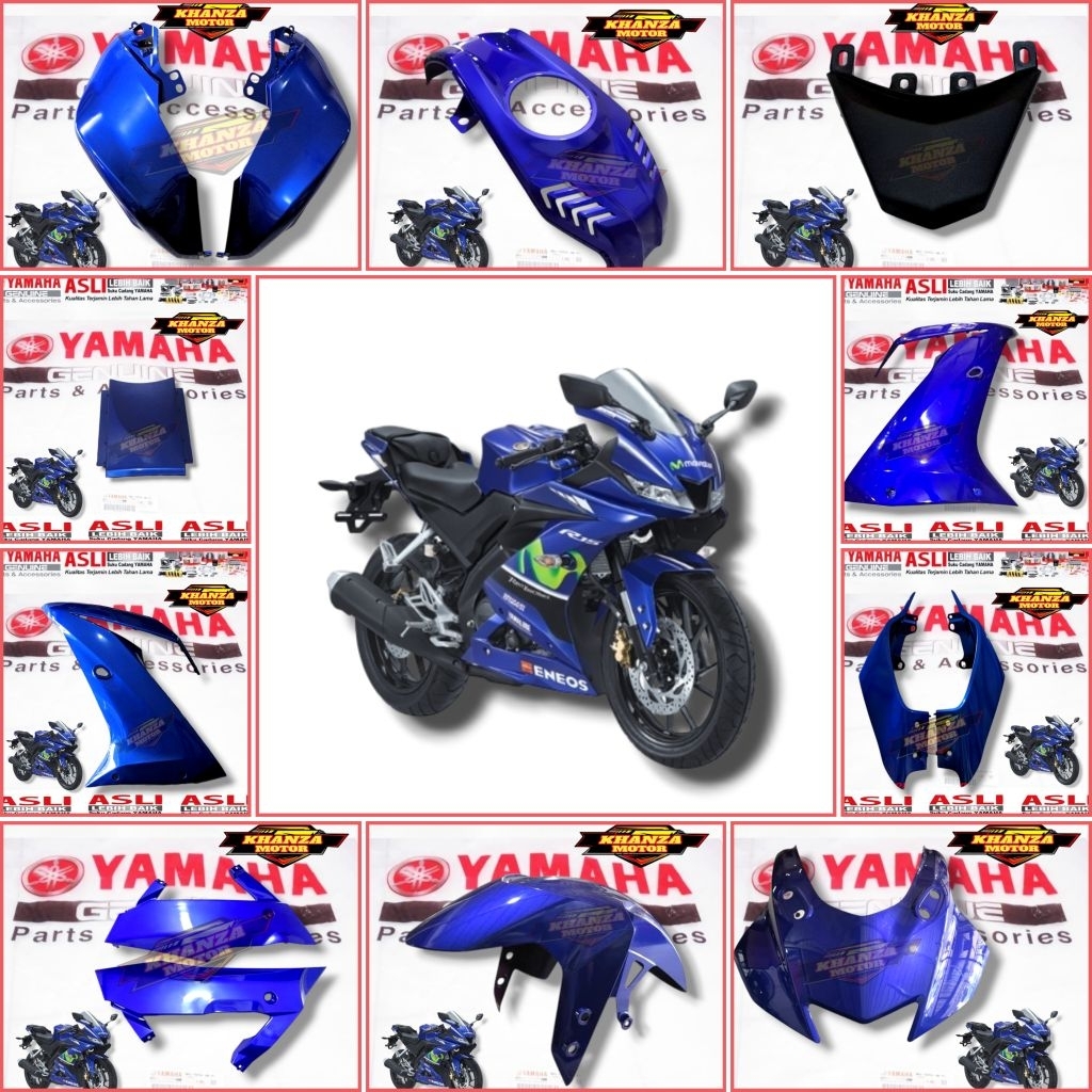 Jual BODY BODY HALUS R15 VVA V3 ORIGINAL YAMAHA Biru | Shopee Indonesia