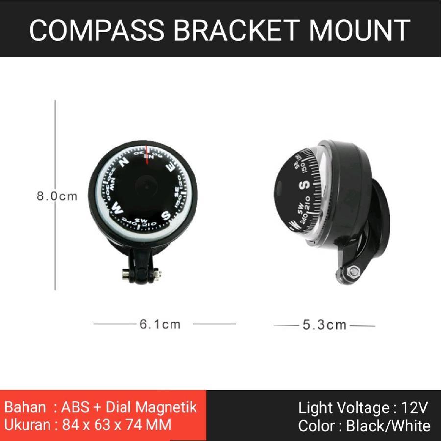 Jual Kompas Navigasi Yatch Bracket Mount Compas Mobil Kompas Kapal Mini ...