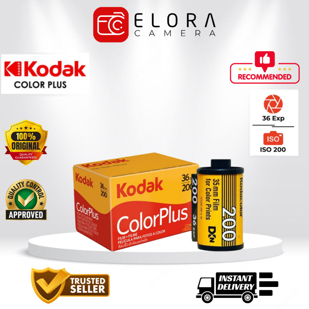 Jual KODAK COLORPLUS 36 EXPOSURE ISO 200 ROLL FILM 35MM / 36EXP ...