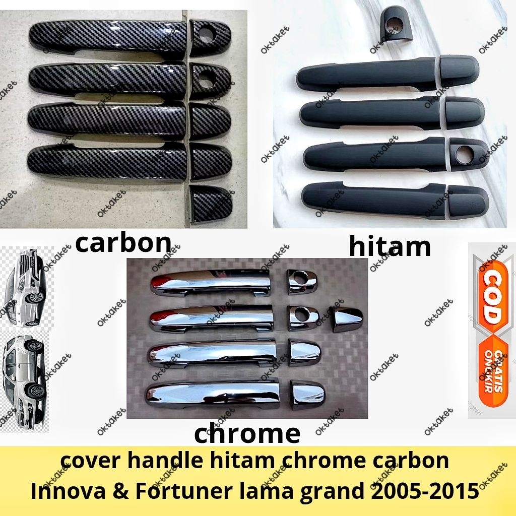 Jual cover handle Innova lama grand 2005 2010 2012 2015 / Fortuner lama ...