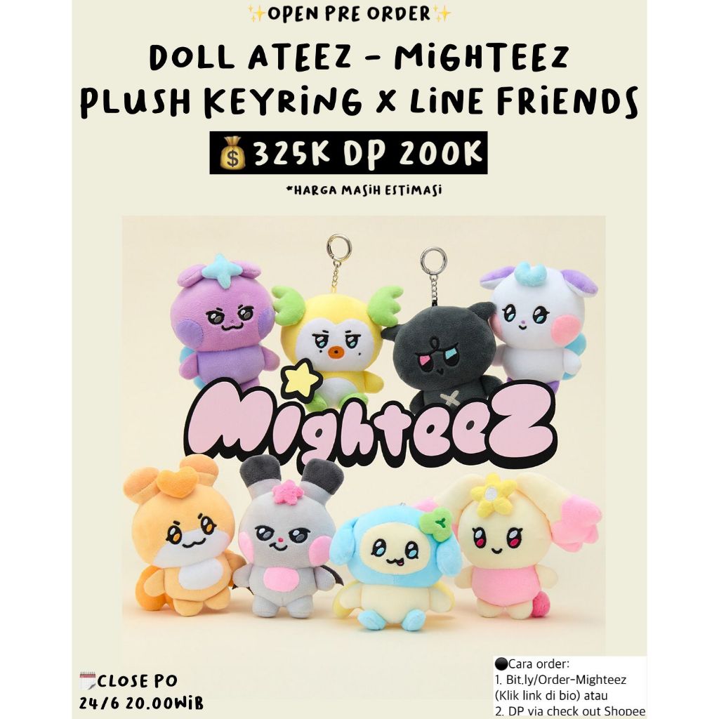 Jual [WAJIB MEMBACA DESKRIPSI & SLIDE FOTO] MERCHANDISE ATEEZ X LINE ...