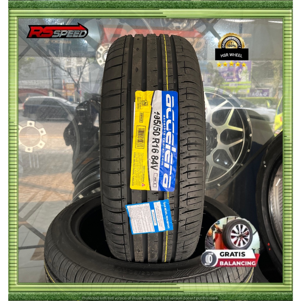 Jual Ban Mobil Ring 16 Ukuran 195/50 R16 Merek Accelera PHI-R Ban Mobil ...