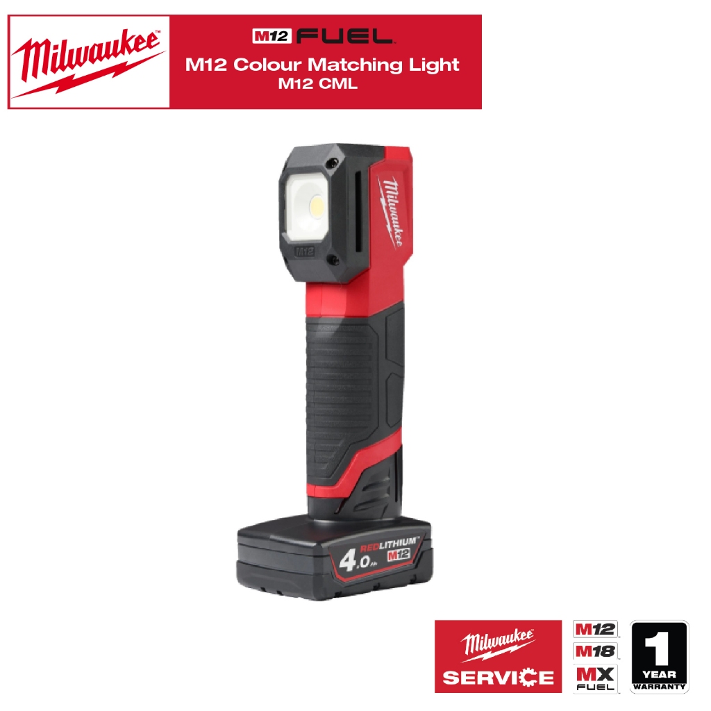 Jual Milwaukee M12 CML LED Color Matching - Lampu LED Cat Warna - Lampu ...