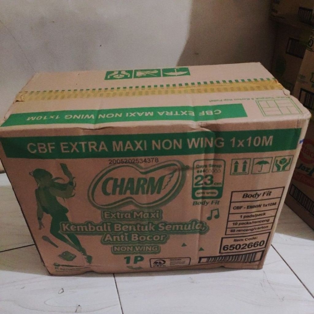 Jual Charm Extra Maxi Non Wing 1P 1 DUS isi 48 Renceng | Shopee Indonesia