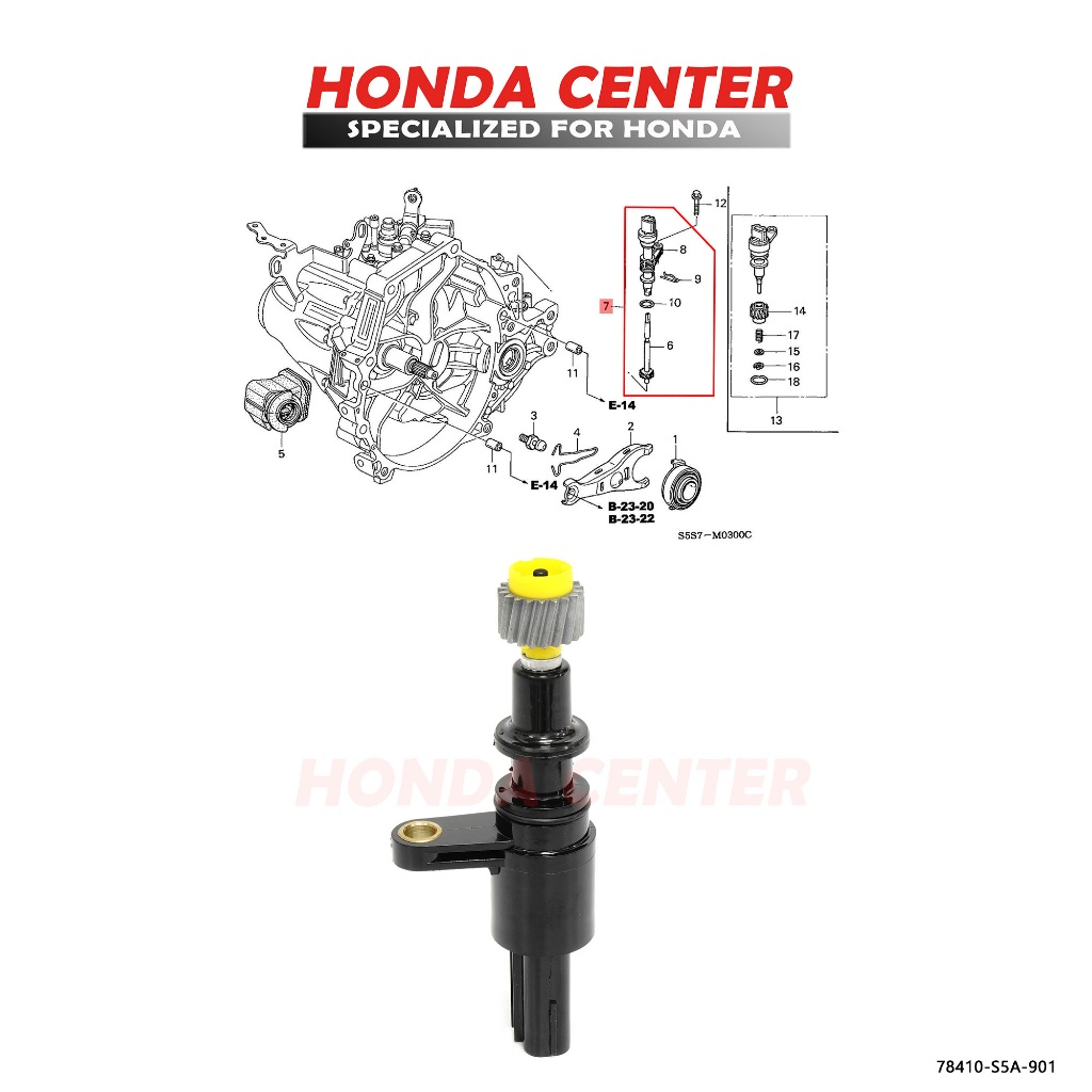 Jual Sensor Speed Sensor Kecepatan Civic Vti Vtis 2001 2002 2003 2004 ...