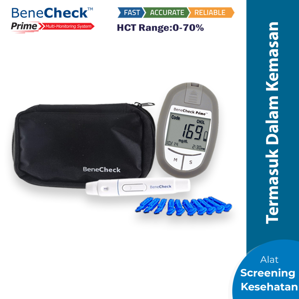 Jual Benecheck Prime 3 In 1 - Alat Cek Darah | Shopee Indonesia