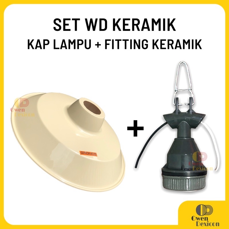 Jual Kap Lampu Jalan Gantung Outdoor / Fitting Gantung WD Keramik ...